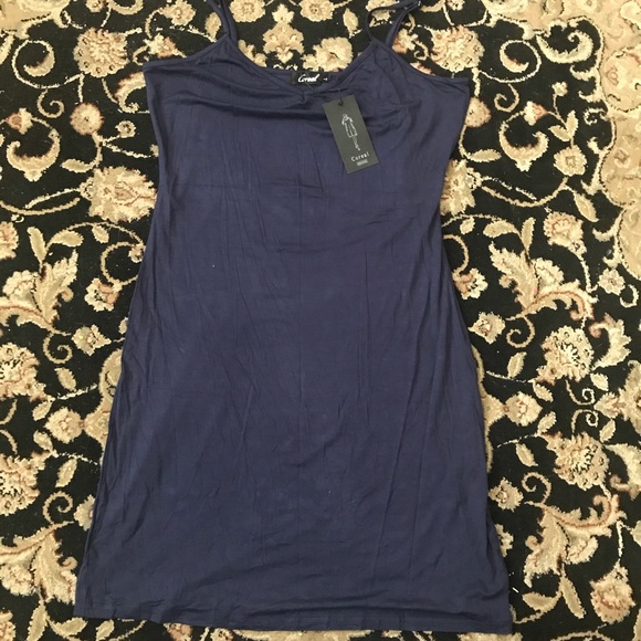 Coreal Dresses & Skirts - Dark blue Coreal Spaghetti strap dress